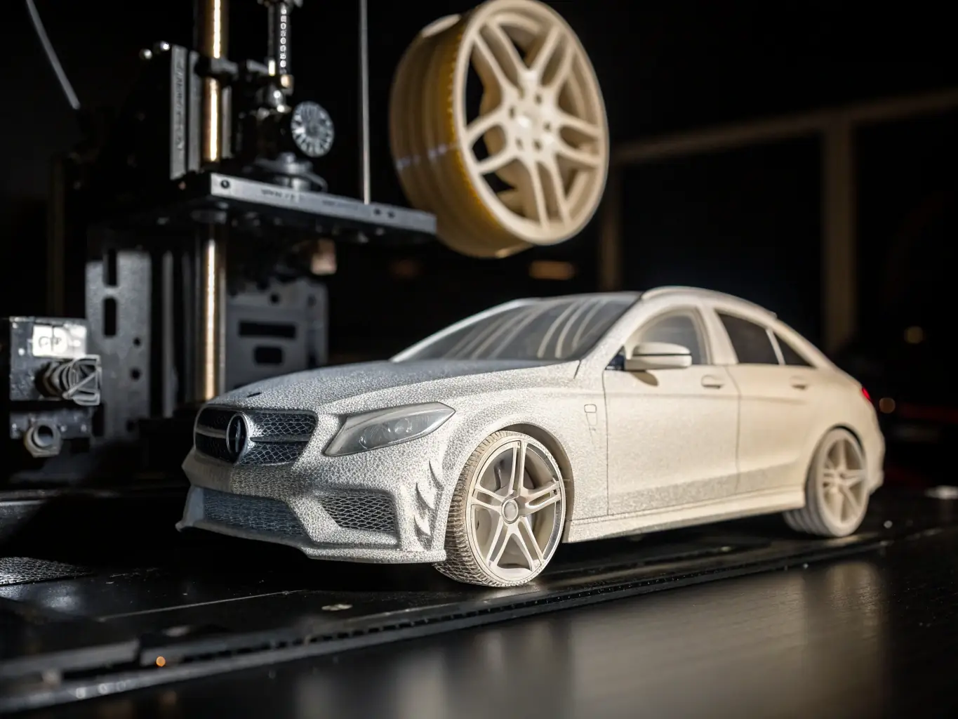An image showing a 3D printed prototype part with detailed features and textures, highlighting the rapid prototyping service offered by Gold Coast 3D Printing.